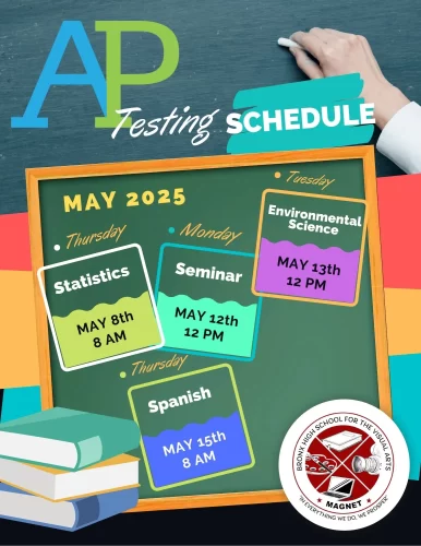May 08 2025-May 15 2025 AP Testing Flyer_11zon